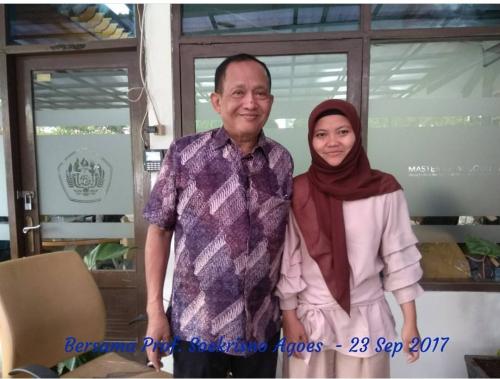 Bersama Prof Soekirno Agus